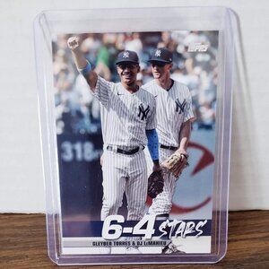 2022 Topps Series 1 6-4 Stars Gleyber Torres DJ LeMahieu NY Yankees #TT-10